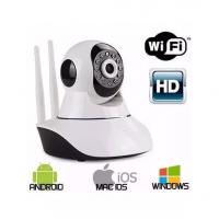 Camera Ip Robo P2p Visão Noturna Wireless Wifi Sem Fio 720hd