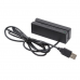 produto MSR100 leitor de cartão magnético USB - Trilhas 1 2 3 - com Software