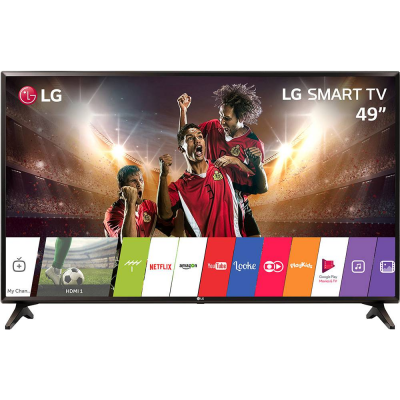 produto Smart TV LED 49 LG 49LJ5500 Full HD Conversor Digital Wi-Fi integrado 1 USB 2 HDMI webOS 3.5 Sistema de Som Virtual Surround Plus