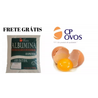 Albumina Pura - 3 Kg ( 6 Unid De 500g)- Cp Ovos 
