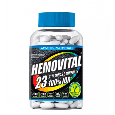 produto Hemovital Polivitaminico Multivitaminico A Z 120 Caps Lauton Nutrition