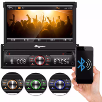 Dvd Player Quatro Rodas Bluetooth Mtc6617 Retrátil Touch Usb