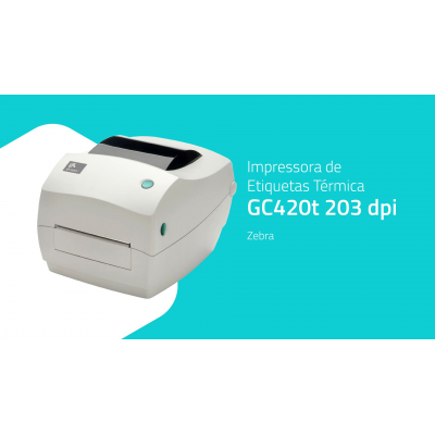 produto Impressora de Etiquetas Térmica GC420t 203 dpi - Zebra
