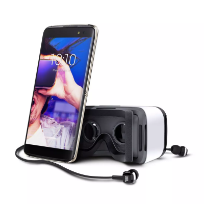 produto Smartphone Alcatel Idol 4 OT6055B + Óculos VR Preto/Dourado