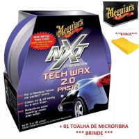 Cera Nxt Tech Wax 2.0 Meguiars Pasta Roxa +microfibra G12711