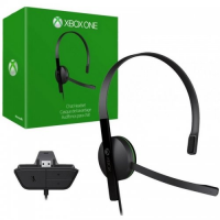 Headset Xbox One Original Chat, Fone Xbox One Microsoft S5v-00002