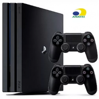 Playstation 4 Pro Sony 1tb Ps4 4k Bivolt 2 Controles