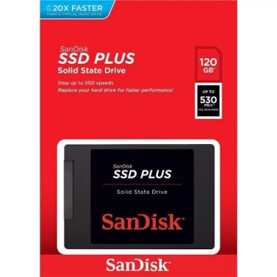 produto Hd Ssd 120gb Sandisk G27 Plus 530mb/s Sata 3 20x