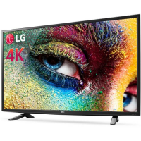 Smart TV LED 43" Ultra HD 4K LG 43UH6100 com Conversor Digital 3 HDMI 1 USB WebOS 3.0 Wi-Fi integrado Preto