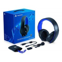 Headset Gold 7.1 Wireless Stereo Sony Ps4 Ps3 Ps Vita Pc