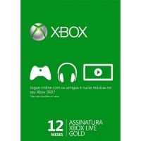  Xbox Live Gold 12 Meses - Xbox 360 / Xbox One / Windows 10