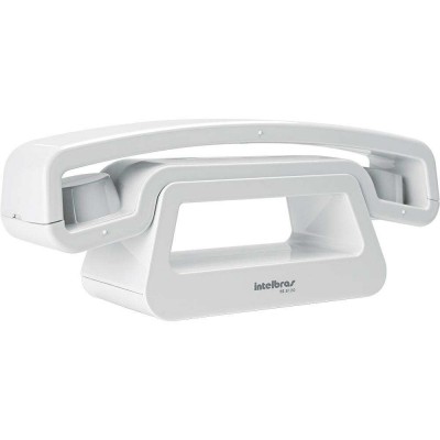 produto Telefone sem Fio Intelbras TS 8120 Branco com Identificador de Chamadas, Display Luminoso, Viva-voz e Agenda para 100 contatos