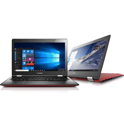 produto Notebook 2 em 1 Lenovo Intel Core i5 4GB 1TB 80NE000ABR 14 Windows 10 Vermelho