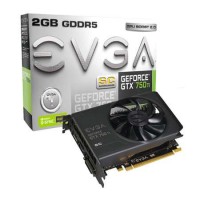 Placa de Vídeo EVGA GeForce GTX750TI, 2GB, DDR5, 128bit, PCI-Express 3.0 02G-P4-3753-KR
