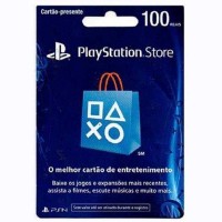 Cartão Playstation Br Brasil Psn R$100 Reais Plus Brasileiro