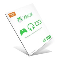 Cartão Presente Microsoft Points Xbox Brasil R$ 100 Reais