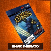 League Of Legends Lol - Cartão 2800 Riot Points Rp Br Brasil