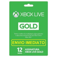 Xbox Live Gold 12 Meses Xbox 360 E Xbox One